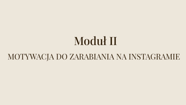 Szkolenie Moduł 2