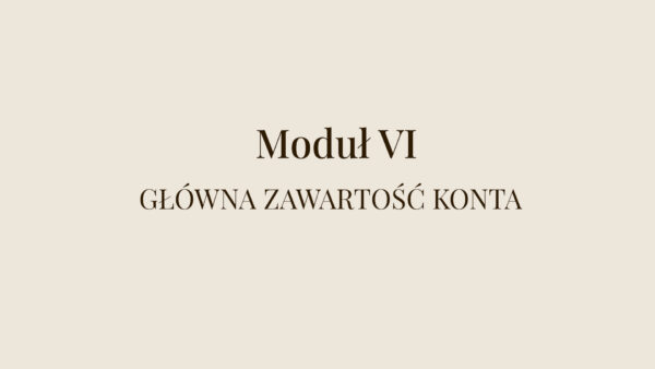 Szkolenie Moduł 6