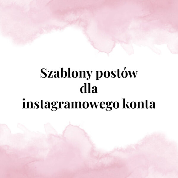 Szablony Postów Dla Konta Na IG